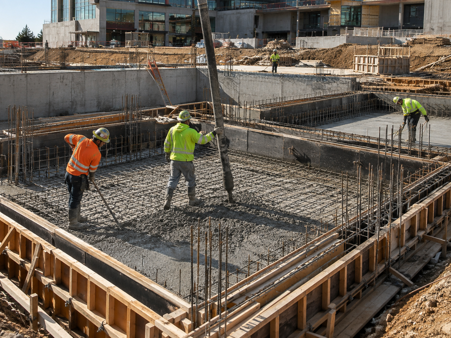 Suncore concrete foundation project